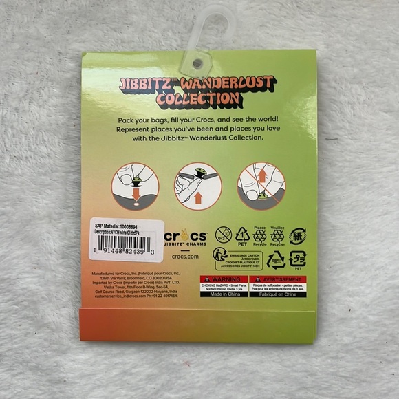 CROCS | New York Jibbitz Wanderlust Collection | 5 piece - Picture 2 of 2